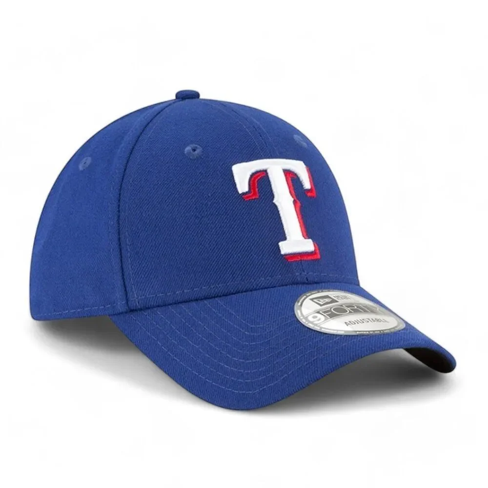 Texas Rangers New Era Youth 9FORTY Blue Adjustable Game Day Baseball Hat Cap